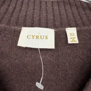 Cyrus Oversized Sweater Women XS Brown Wool Blend Minimalist Earthy Loungewear thumbnail 3