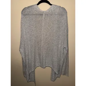Brandy Melville Grey Marled Open Front Oversized Cardigan Sweater One Size Layer thumbnail 3