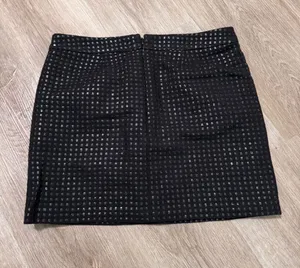 Gap Black Minj Skirt 4 Squares Business Casual thumbnail 1