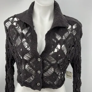 Free People long sleeve extra small cropped cardigan thumbnail 1
