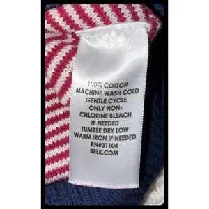 Kim Rogers Sweater‎ Womens XL Multicolor Striped V-Neck Cotton Pullover thumbnail 3