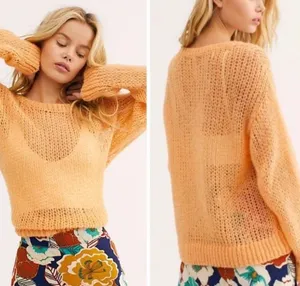 NWOT Free People Light And Lofty Sweater Wool Blend thumbnail 2
