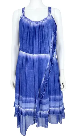 Free People Aphrodite Asymmetrical Mosaic Dress Women Size Medium‎ thumbnail 1