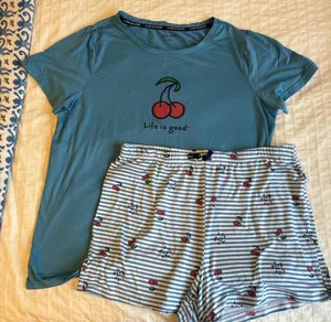 Life is Good cherry pj set  thumbnail 1