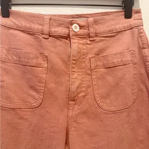 MADEWELL Emmett 2.0 Wide-Leg‎ Crop Pants in Dried Rose size 25 thumbnail 7