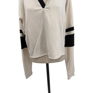 Splits59 Tiger French Terry Rugby Sweatshirt Vintage White Black XL thumbnail 5