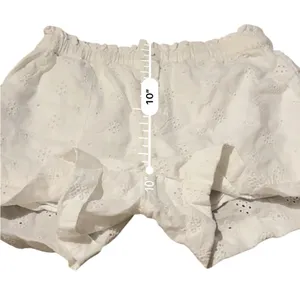 Aerie White Boho Eyelet High Rise Shorts Sz‎ S thumbnail 9