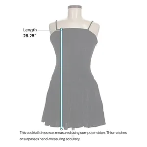 Maeve Drop-Waist Velvet Mini Dress Women Size M Black Goth Whimsigoth LBD thumbnail 5
