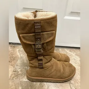 UGG Tall Retro Cargo Boots with Buckle and side pocket thumbnail 2