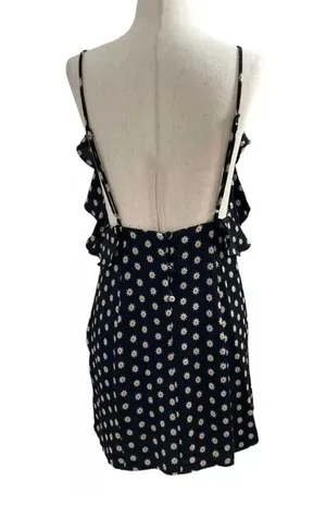 Free People Women Size XS Floral Mini Dress Backless Ruffle 5-247 thumbnail 2