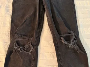Black Hollister Mom Jeans thumbnail 3
