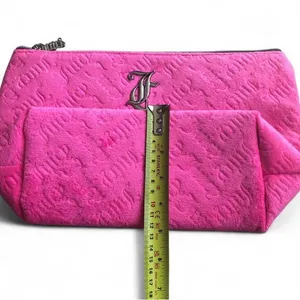 NWOT Juicy Couture Makeup Bag Velour Pink thumbnail 9