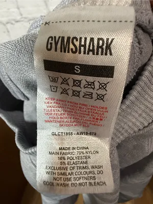 Gymshark Grey Cropped Long-Sleeve Top, Small thumbnail 7