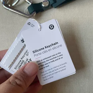 Lululemon silicone keychain - Warp Teal/Ideal Mint thumbnail 4