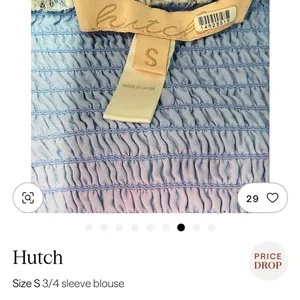 Hutch Blue Floral Blouse thumbnail 2