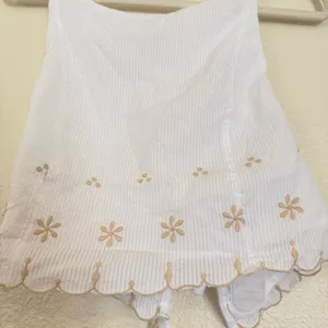 NWOT Free People Kayla Solid Embroidered Cropped Blouse Top thumbnail 4