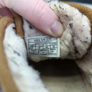 UGG Neumel Chukka‎ Boots Tan Suede Shearling Lined Lace Up Women 7 3236 thumbnail 8