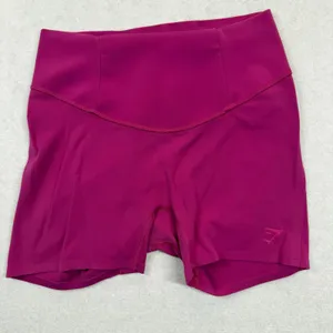 Gymshark Studio Shorts Women’s Small Magenta Pink High Rise 4” Yoga Workout thumbnail 1