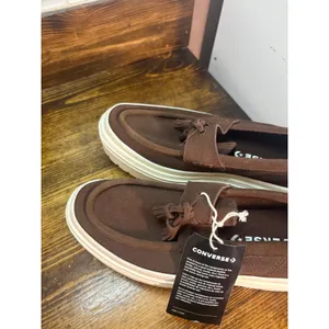 Converse brown platform loafers size 8 thumbnail 3