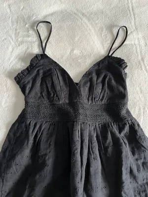 Urban Outfitters Black Floral Mini Dress thumbnail 3