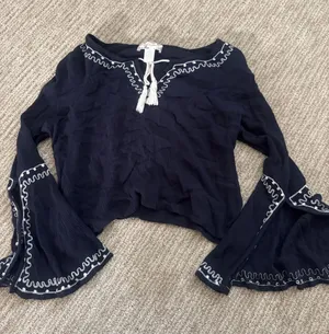 Band of Gypsies Navy Blouse thumbnail 1