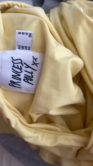 Princess Polly Yellow mini Dress thumbnail 3