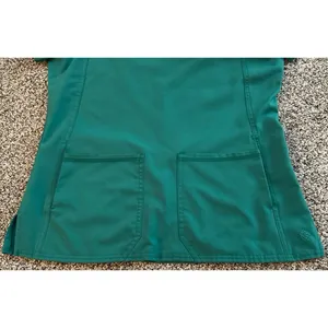 Med Couture‎ Women's Green Short Sleeve Scrub Top Size Small thumbnail 5