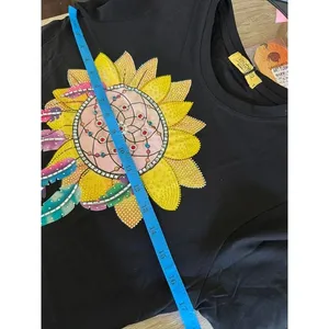 Vinizbena Women’s Embellished Graphic Top – Size Small thumbnail 7