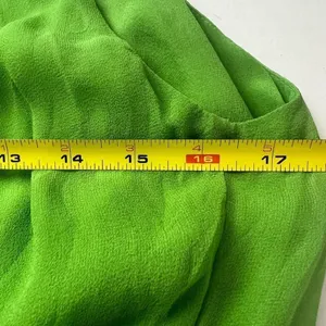 Paula Hermanny Green Wrap Maxi Dress Ring Detail NWT Size 0 thumbnail 6