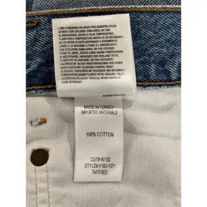 AGOLDE Womens Jeans Blue High Rise Baggy Tapered Denim Button Fly Medium Wash 28 thumbnail 5