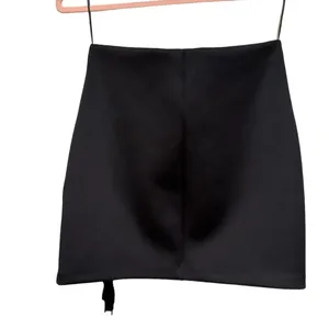 Amanda Uprichard Black Grommet Lace Up Side Biker Gothic Rocker Mini Skirt L thumbnail 3