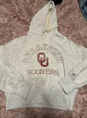 Russell Athletic Oklahoma cropped sweatshirt thumbnail 1