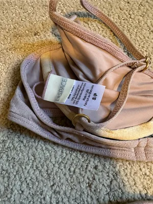 NWOT L*Space Priscilla Shine on Me bikini set dusty mauve thumbnail 4