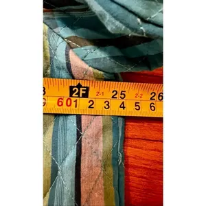 Company Collection Vintage Quilted Button Up Jacket Blue/Green Plaid XL thumbnail 6