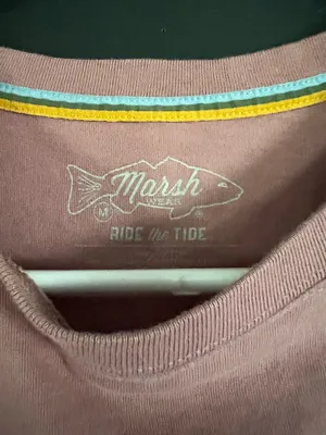 Marshwear Women’s Salmon Colored Pocket T-Shirt thumbnail 4