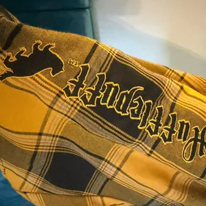 Wizarding World of Harry Potter Hufflepuff Plaid Skirt Yellow Size S Pleated thumbnail 3