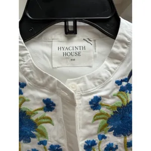 NEW Tuckernuck Hyacinth House Bluebell Embroidery Thalia Blouse Size XXS thumbnail 7