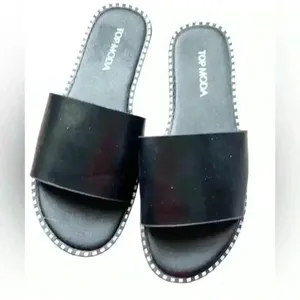 Top Moda slip on‎ sandals. thumbnail 2