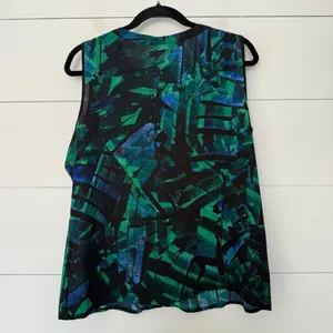 Calvin Klein Women’s Large Patterned Stretchy Top Career Office Core thumbnail 4