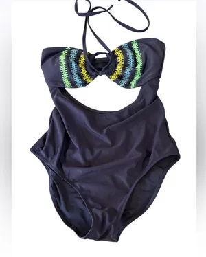 Aerie One Piece Swimsuit with Vibrant Design thumbnail 1