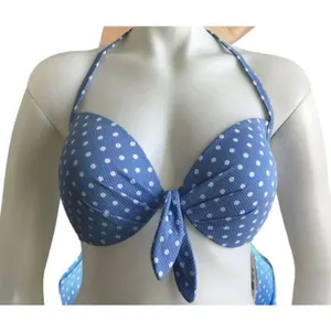 NWT Womens Shade & Shore Polka Dot Swimsuit Swim Bikini Bathing Suit Top Sz 38DD thumbnail 3