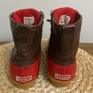 Prospector red and brown boots size 7 thumbnail 5