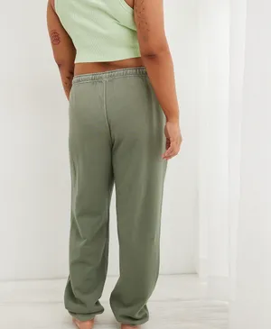 Aerie Boyfriend Joggers in Olive Fun Green thumbnail 5