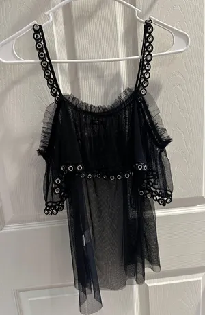 Glamorous Sheer Top thumbnail 3