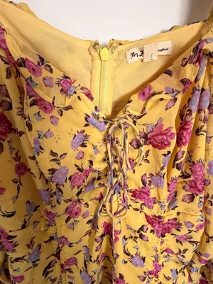 For Love & Lemons Beaumont Cinched Ruffle Mini Dress thumbnail 12