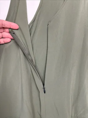 Back Country size medium one piece Olive Green Sleeveless Jumpsuit cropped thumbnail 9