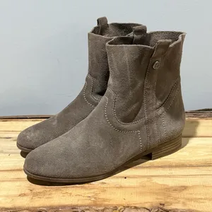 Frye Sarah‎ Shortie Suede Ankle Boots Size 7 B103 thumbnail 2