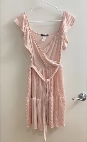 Caution to the Wind Ribbed Dress Medium thumbnail 1