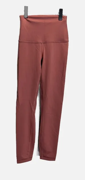 Lululemon Align Leggings‎ Womens 0 Pink High Rise 25" Yoga Athleisure Pants thumbnail 1