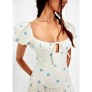 Free People Bali Sprinkled Heart Maxi Dress Tofu Combo 10 thumbnail 4